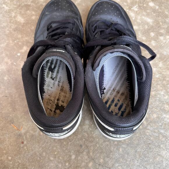 Jordan 1 Retro MCS Low Black-White Baseball Cleats Mens Size 9.5 CJ8524-011 READ main image 7
